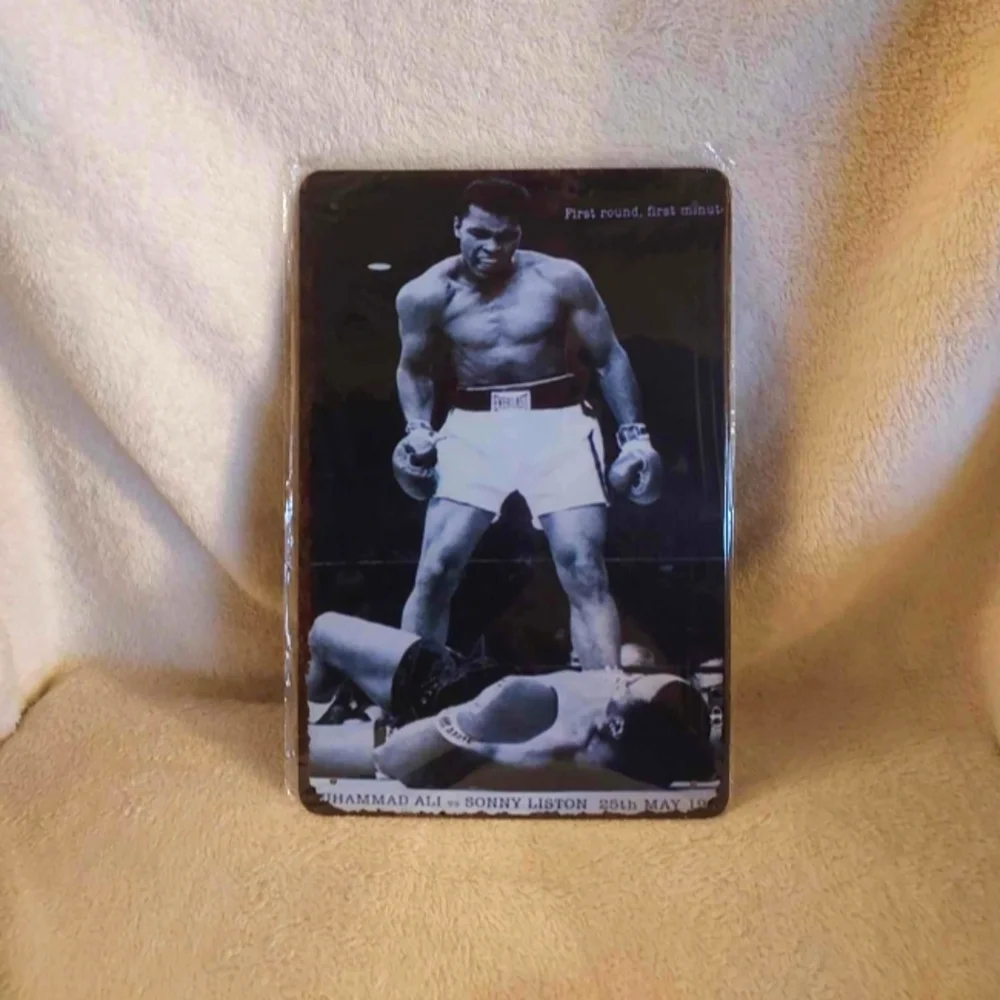 Muhammad Ali tin sign